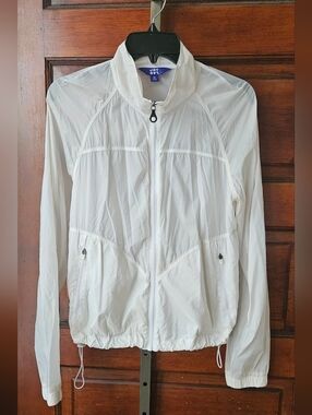 M, Joy Lab, White Sheer Windbreaker